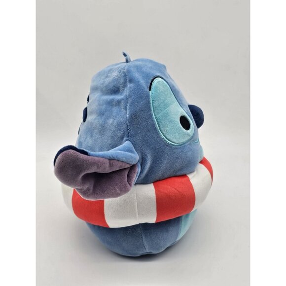 Squishmallows Disney Lilo & Stitch Pool Swim Tube 2024 Blue Plush Plushie Toy 9" - Picture 4 of 12